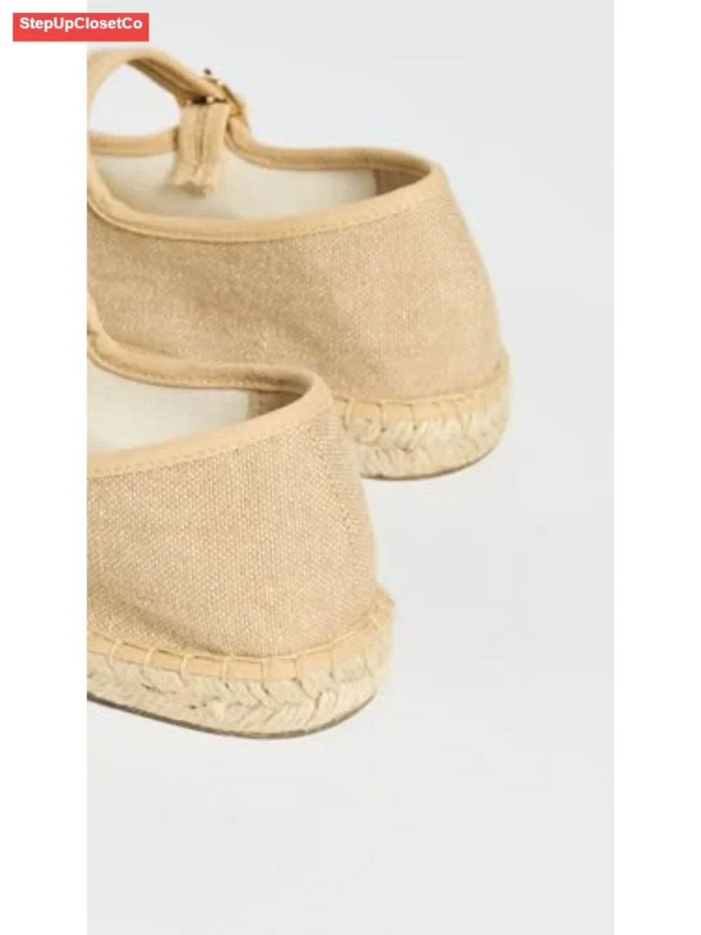 Women's Mary Jane Espadrilles Cotton Upper Breathable Flat